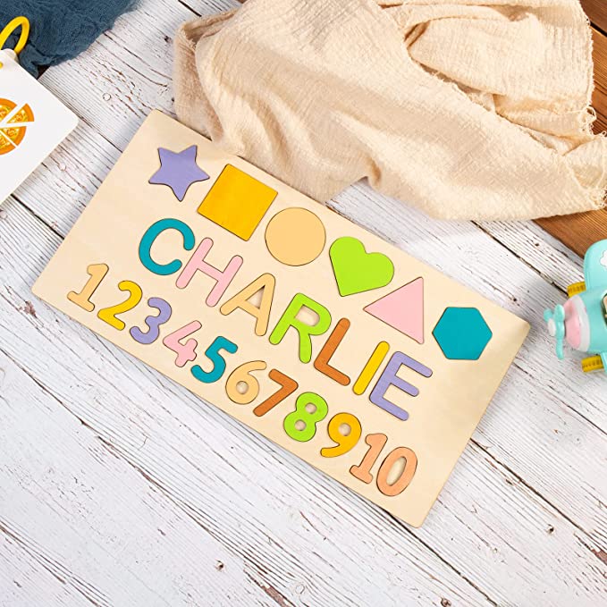 Puzzle bois personnalisé prénom