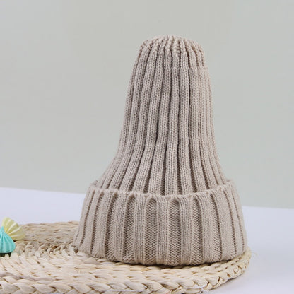 bonnet bebe tricot blanc crème