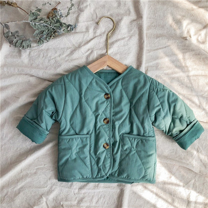 Baby cotton fleece jacket Spring