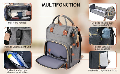 Sac à Dos Tout en Un pour Bébé