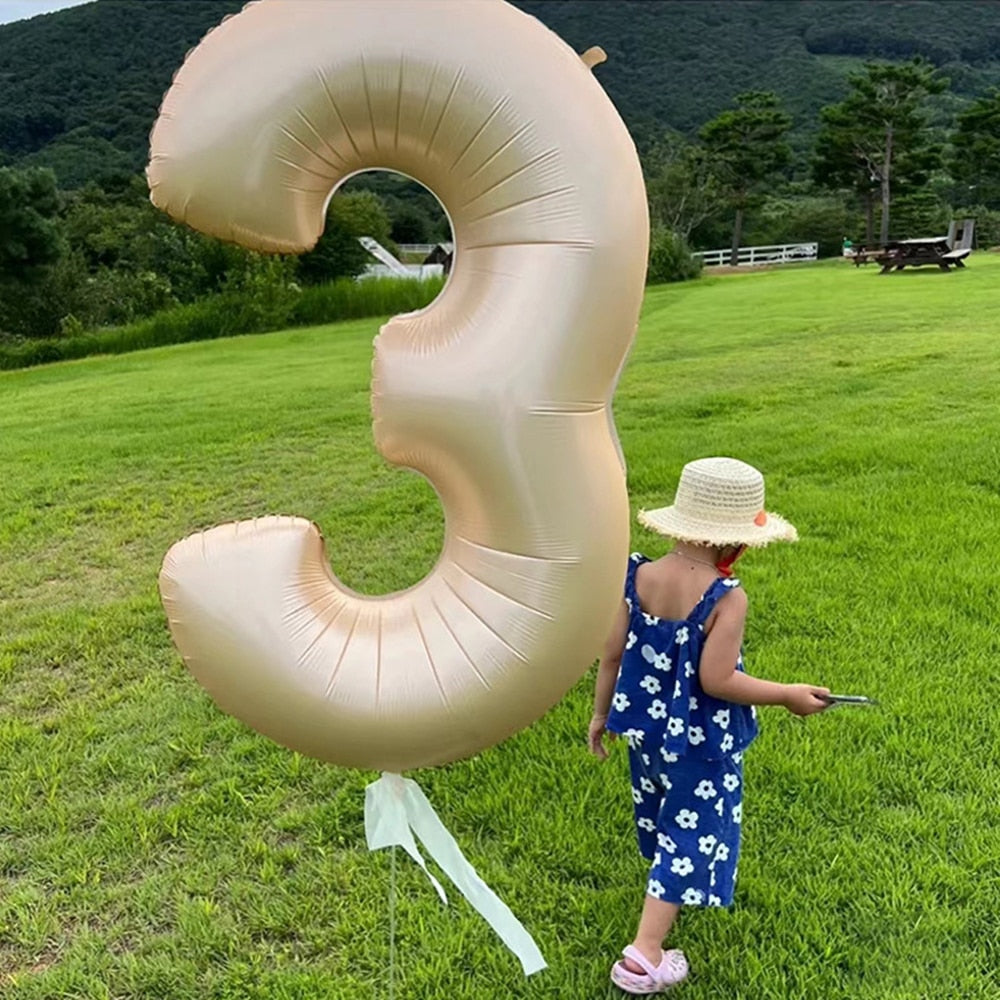 ballon anniversaire chiffre géant