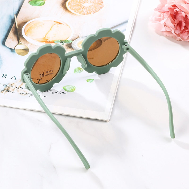 Lunettes de soleil bébé fleurs