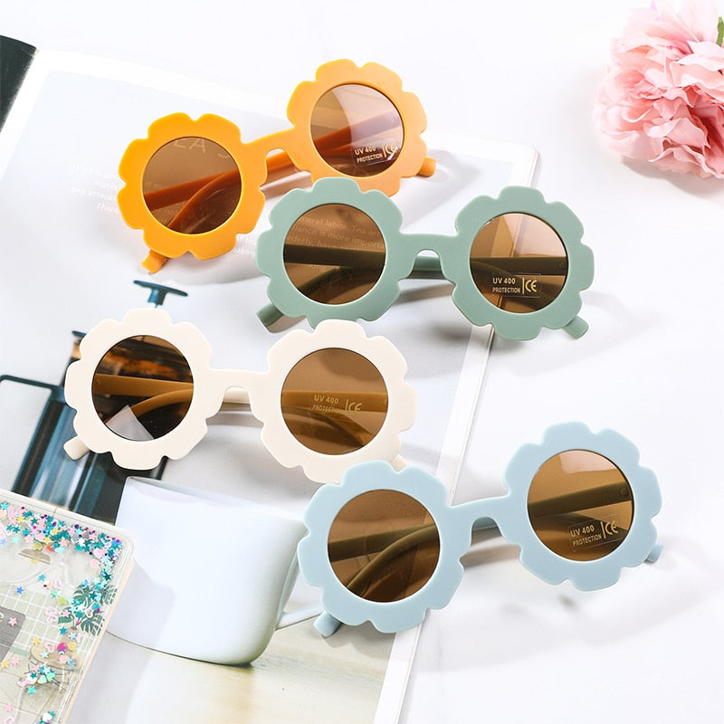 Lunettes de soleil bébé fleurs