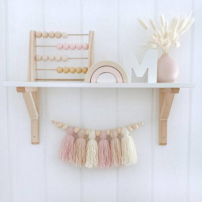 Guirlande pompom chambre bébé