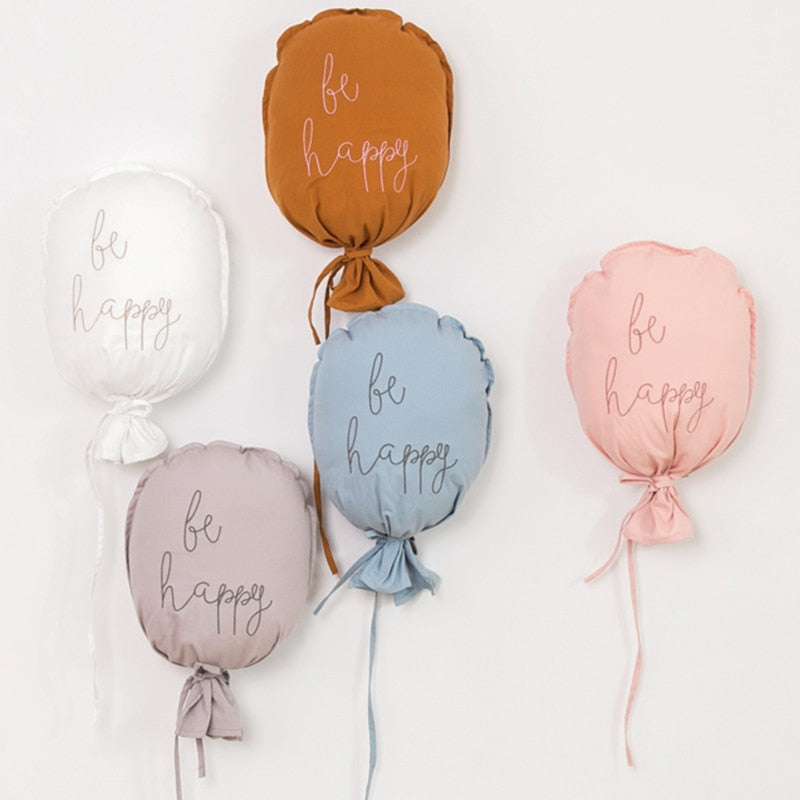 4 ballons muraux bébé Be Happy