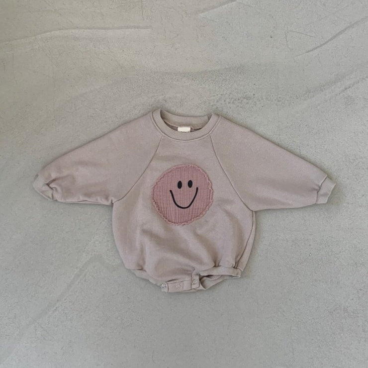 Body sweat bébé smiley rose