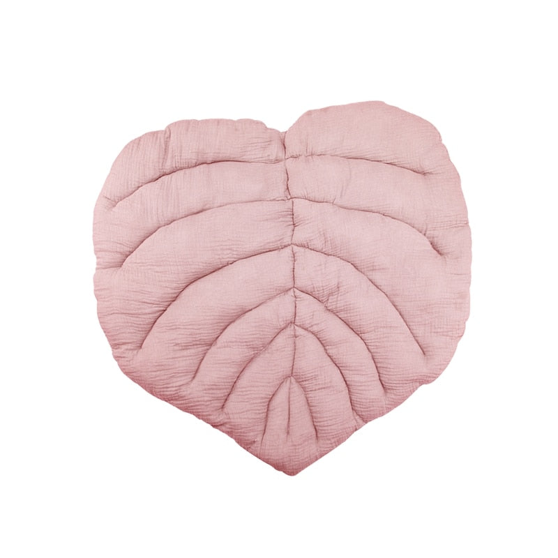 Tapis d'éveil feuille rose 