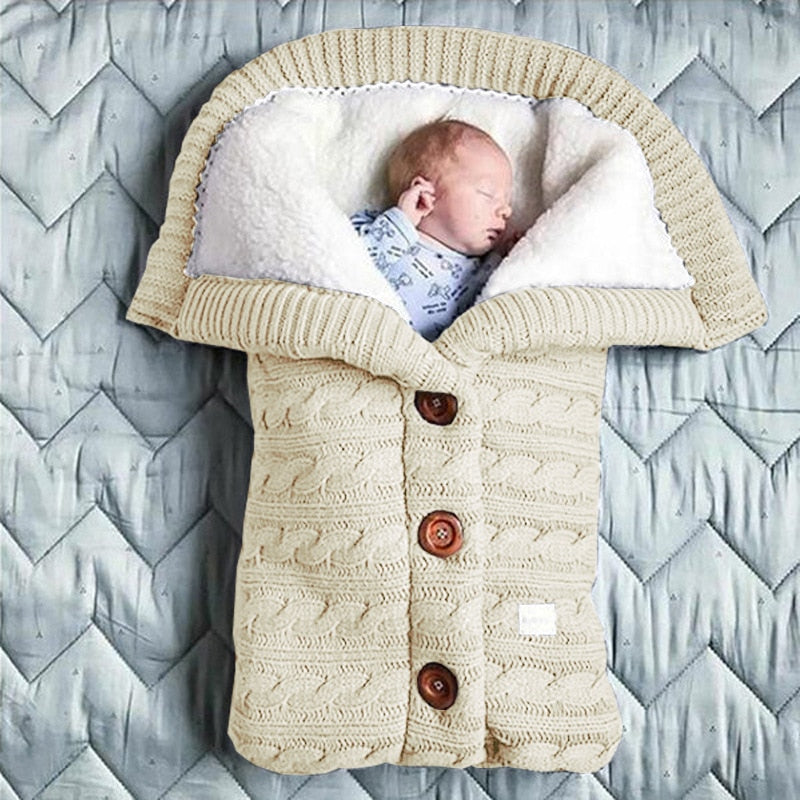 nid d'ange effet tricot beige