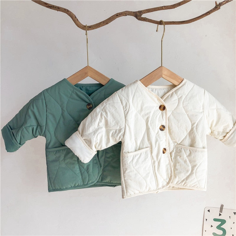 Baby cotton fleece jacket Spring
